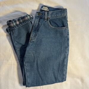 Vintage L.L. Bean Flannel Lined Jeans